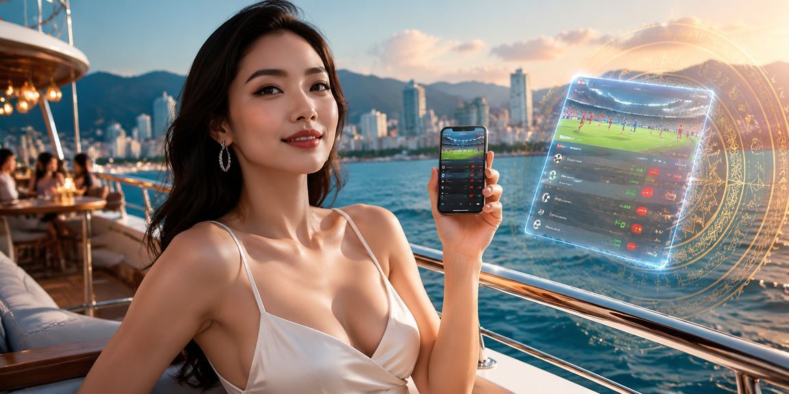 Người dùng tại Nha Trang chơi mobile casino thư giãn bên bờ biển xanh mát